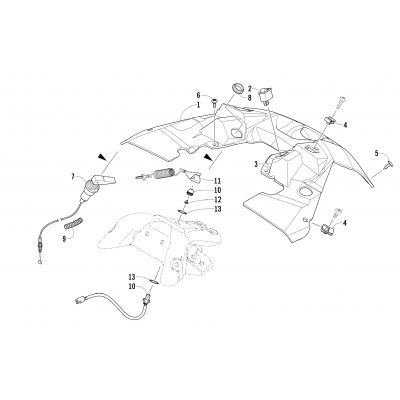 CONSOLE AND SWITCH ASSEMBLY