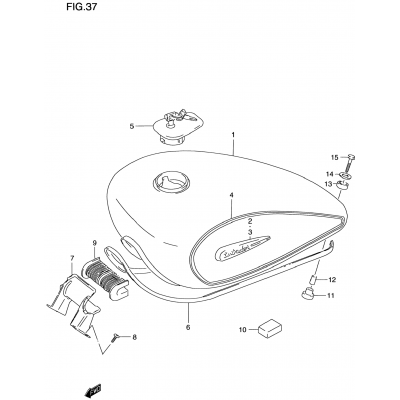 FUEL TANK (MODEL W)