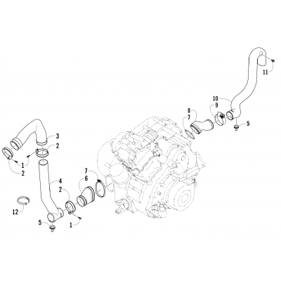 CASE/BELT COOLING ASSEMBLY