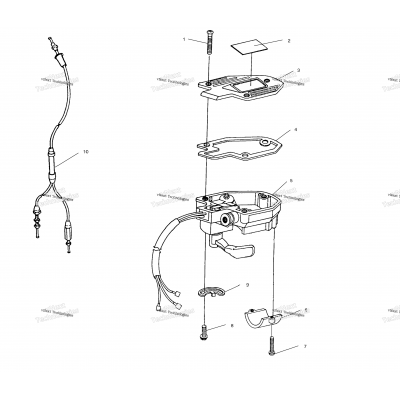 Controls Throttle Asm./Cable