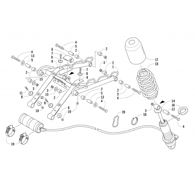 REAR SUSPENSION FRONT ARM ASSEMBLY