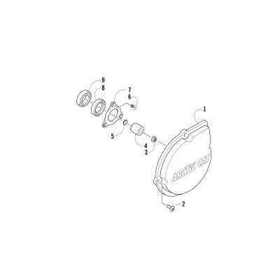 MAGNETO ASSEMBLY (VIN: 4UF07ATV07T244421 and above)