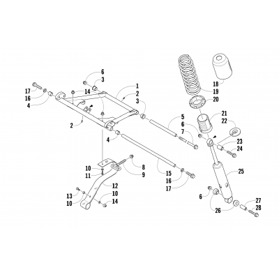 REAR SUSPENSION FRONT ARM ASSEMBLY