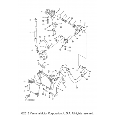 Water Pump Radiator