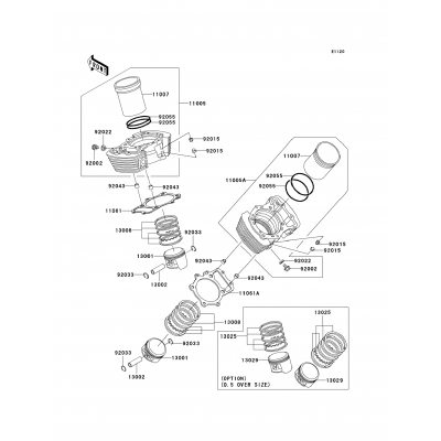 Cylinder/Piston(s)