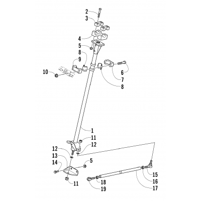 STEERING POST ASSEMBLY