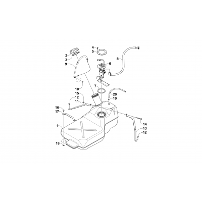 GAS TANK ASSEMBLY