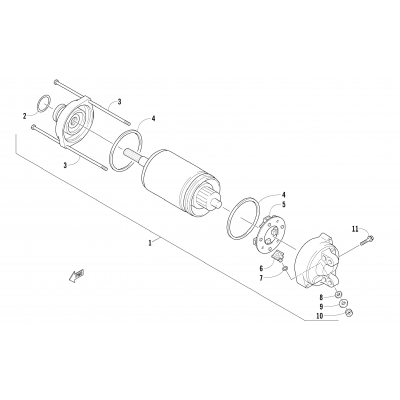 STARTER MOTOR ASSEMBLY