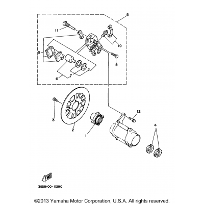 Rear Brake Caliper