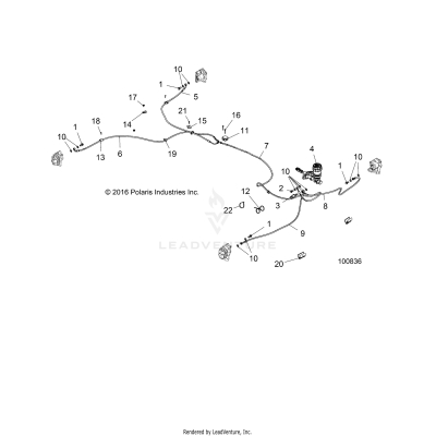 BRAKES, BRAKE LINES AND MASTER CYLINDER - A17DCE87AU (100836)