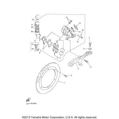 Rear Brake Caliper