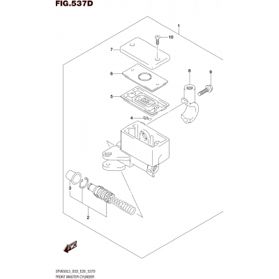 FRONT MASTER CYLINDER (SFV650AL5 E28)