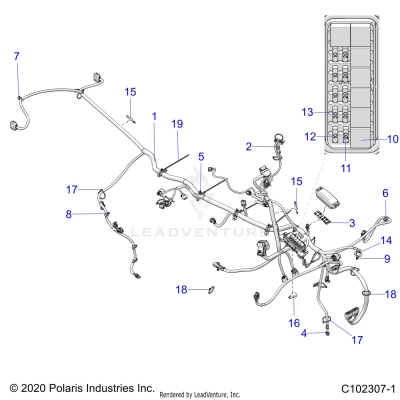 ELECTRICAL, WIRE HARNESS - A24SJE57AX (C102307-1)