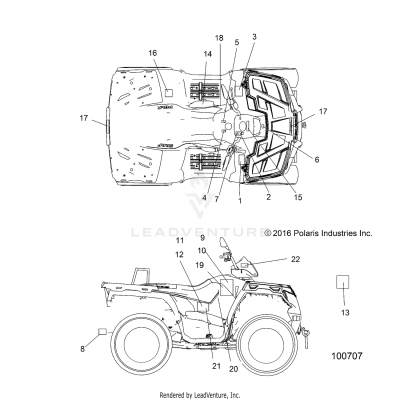 BODY, DECALS - A17SES57C1/C2/C7/CL/E1/E2/E7/EL/SET57C1/C2/E1/E2 [100707]