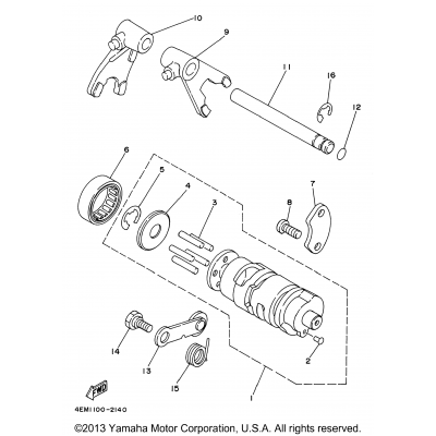 Shift Cam - Shift Fork