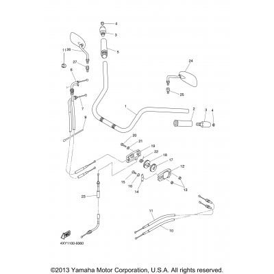 Steering Handle Cable