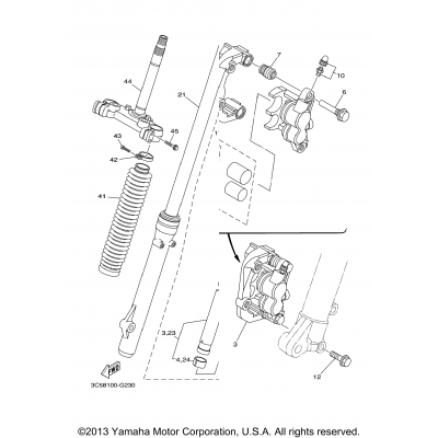 Front Brake Caliper