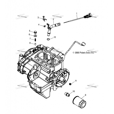 Engine, Dipstick & Oil Filter