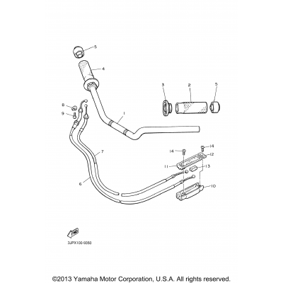 Steering Handle Cable