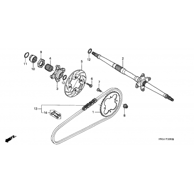 REAR AXLE / DRIVE CHAIN