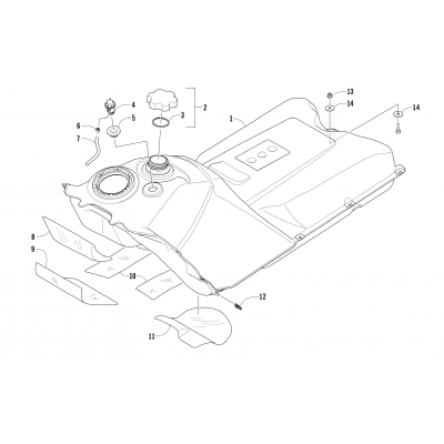 GAS TANK ASSEMBLY