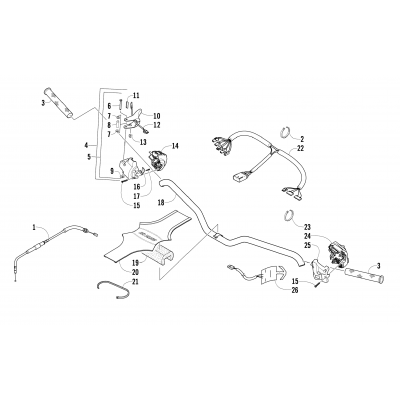 HANDLEBAR AND CONTROLS