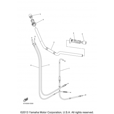 Steering Handle Cable