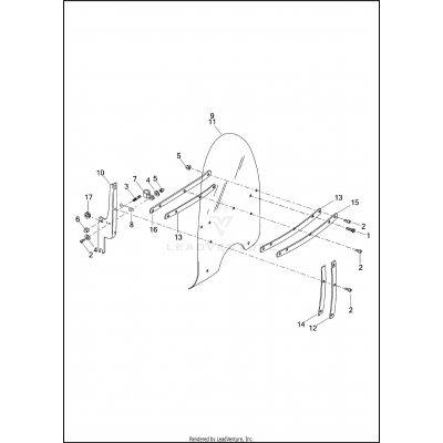 WINDSHIELD - FLHR AND FLHRC