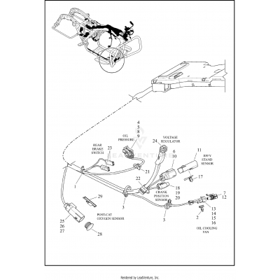 WIRING HARNESS, MAIN - FLTRX, FLTRXS (8 OF 10)