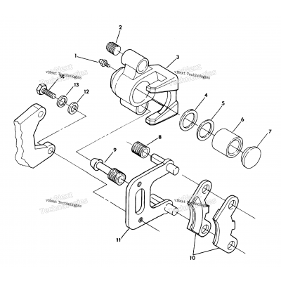 Front Brake Assembly 6X6