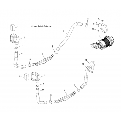 Engine & Clutch Air Intake /Ab