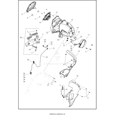 FAIRING, LOWER, LEFT