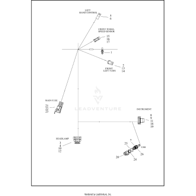 WIRING HARNESS, MAIN - INTERNATIONAL (6 OF 7)