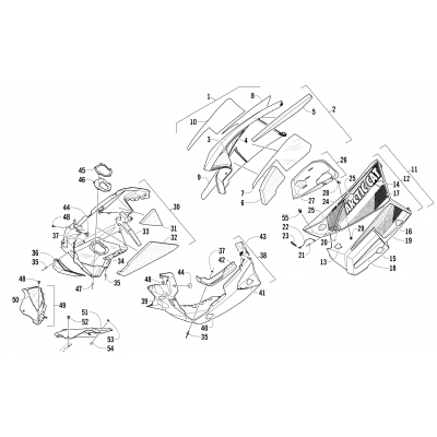 SKID PLATE AND SIDE PANEL ASSEMBLY