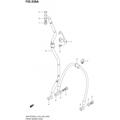 FRONT BRAKE HOSE