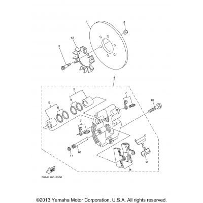 Rear Brake Caliper