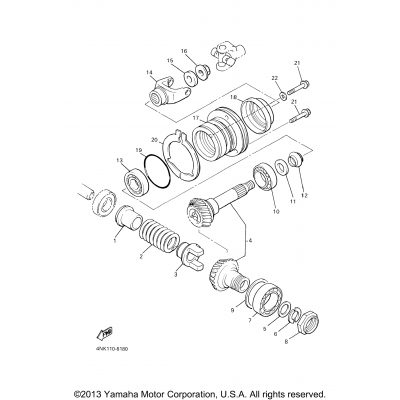 Middle Drive Gear