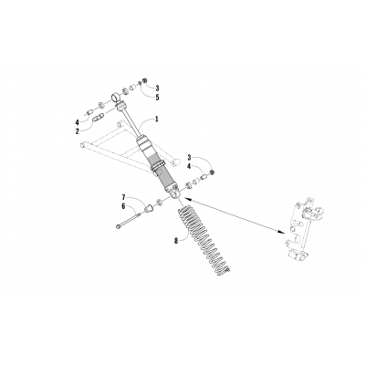 FRONT SUSPENSION SHOCK ABSORBER ASSEMBLY