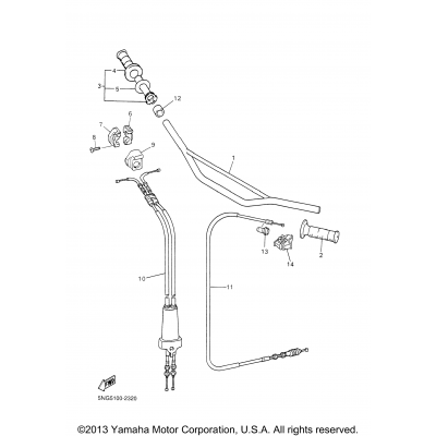 Steering Handle Cable