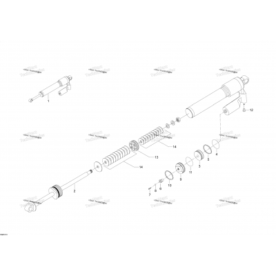 Rear Shocks - 800 E-Tec