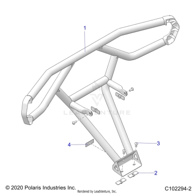 BODY, REAR BUMPER, TRAIL - A24SHD57A9 (C102294-2)