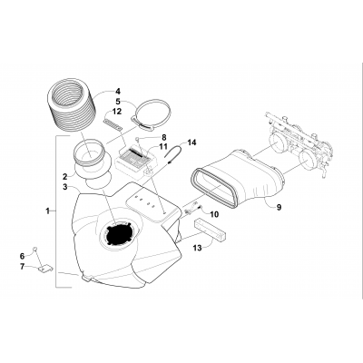 AIR SILENCER ASSEMBLY