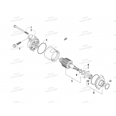 STARTER MOTOR ASSEMBLY