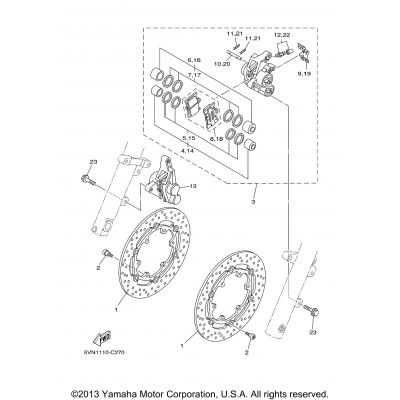 Front Brake Caliper