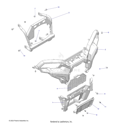 BODY, FRONT BUMPER and MOUNTING - A25SJE57CP/EP (C102630)