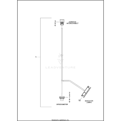 WIRING HARNESS, CONSOLE OVERLAY