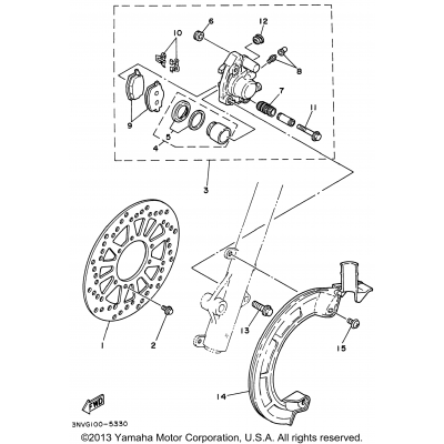 Front Brake Caliper