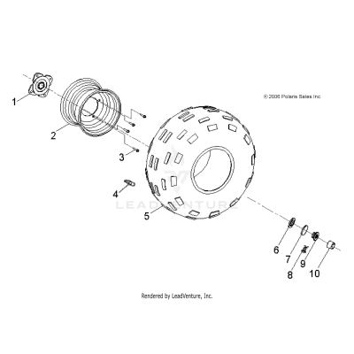 WHEELS, REAR - A25YKA11N1/N5 (49ATVWHEELREAR07OTLW90)