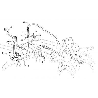 REVERSE SHIFT LEVER ASSEMBLY