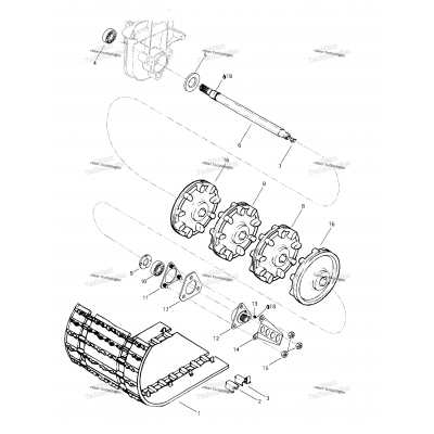 Drive Axle And Track